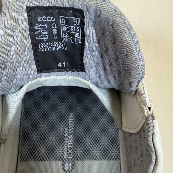 ECCO BIOM H4 BOA GORE-TEX Golf Shoes White & Gray Women’s Sz EU41 / US10-10.5 - Picture 7 of 7